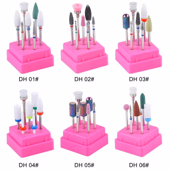 ネイルドリルビットセラミックネイルドリルマシン研削ヘッドセラミックビット